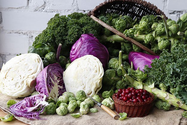 Different-varieties-of-cabbage-Cruciferous-Vegetables-ss-body | 5 Best Anti-aging Foods for Gut Health